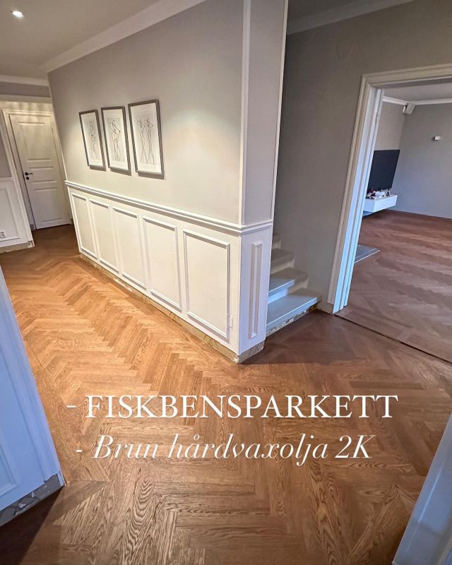 Dammfri golvslipning av en villa i Trollhättan 🏠🤎
